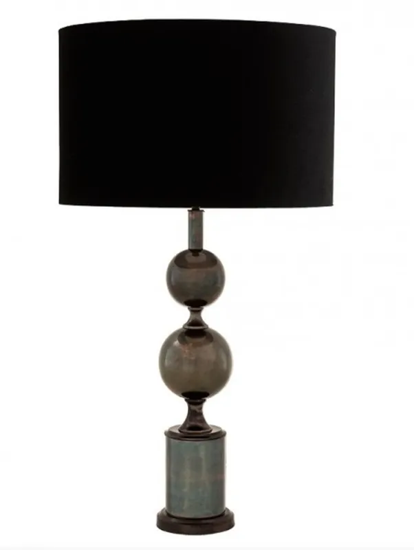 Luxury table lamp by Casa Padrino Black / Bronze Finish Mode 1 Light Lamp Highlight