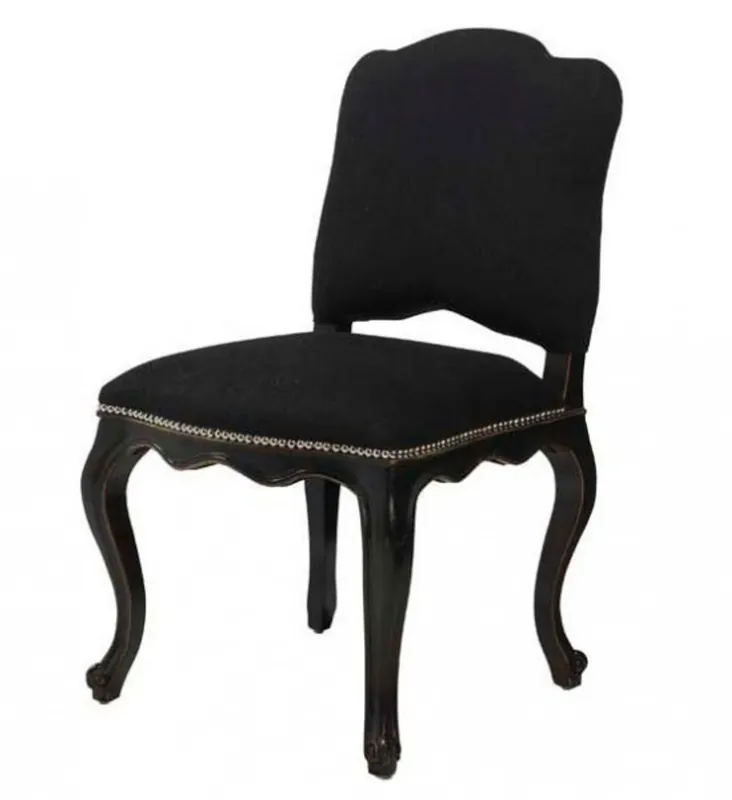 Neuheit Casa Padrino luxury Baroque Dinner Chair Black Lion - Furniture Restaurant Hotel