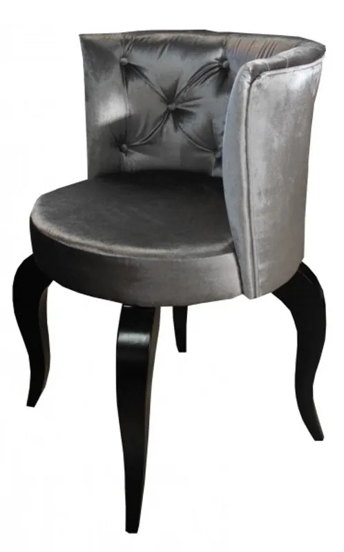 Casa Padrino Baroque Salon Chair Grey - Designer Chair - Luxury quality Markenprodukt