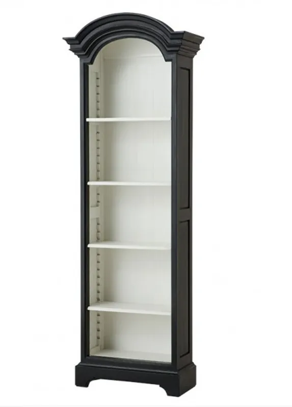 Casa Padrino luxury bookcase black solid wood living room cabinet Florida Baroque Art Nouveau Rococo cabinet shop equipment Abverkauf
