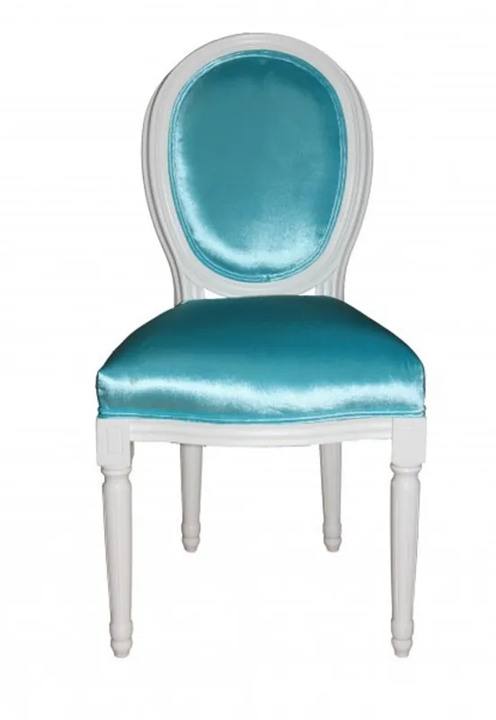 Casa Padrino Baroque Dinner Chair Turquoise - Designer Chair - Luxury quality Expressversand