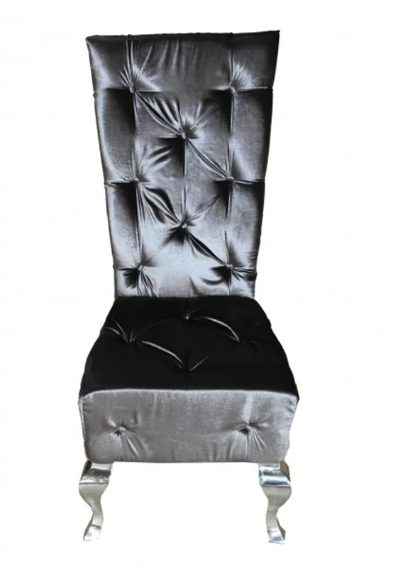 Casa Padrino Baroque Dinner Chair Grey - Designer Chair - Luxury quality Echt