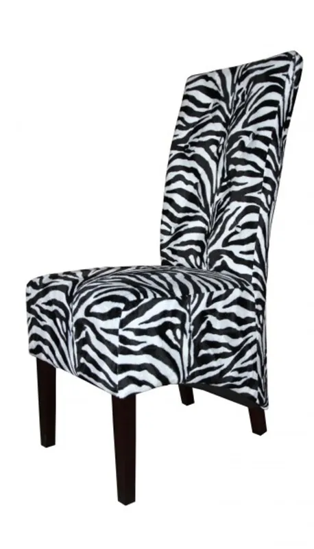 Geprüft Casa Padrino Limited Edition Designer Chesterfield dining chair Zebra - Club Furniture