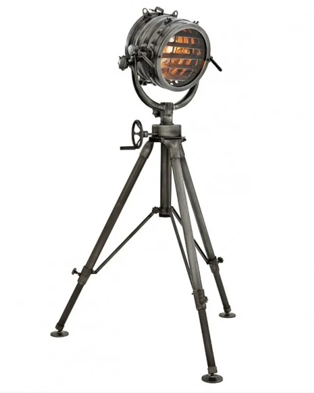 Direkt Vom Hersteller Industrial Studio Light Lamp Marine floor lamp in Industrial Design - Gunmetal Finish - Luxury quality