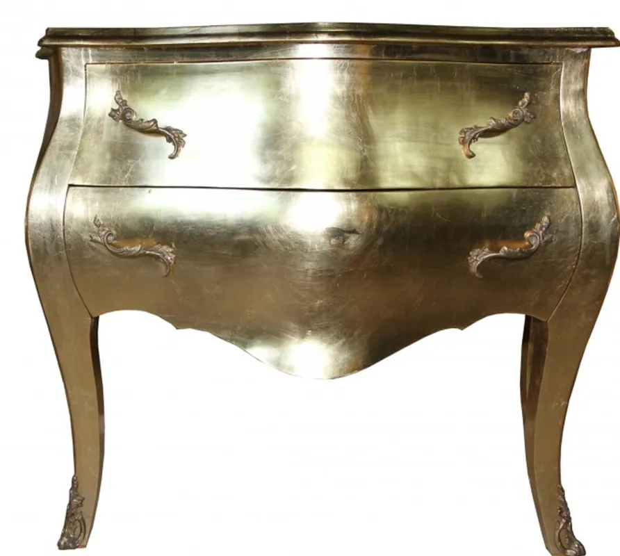 Preisreduziert Casa Padrino Barockkommode Gold 100cm antique style