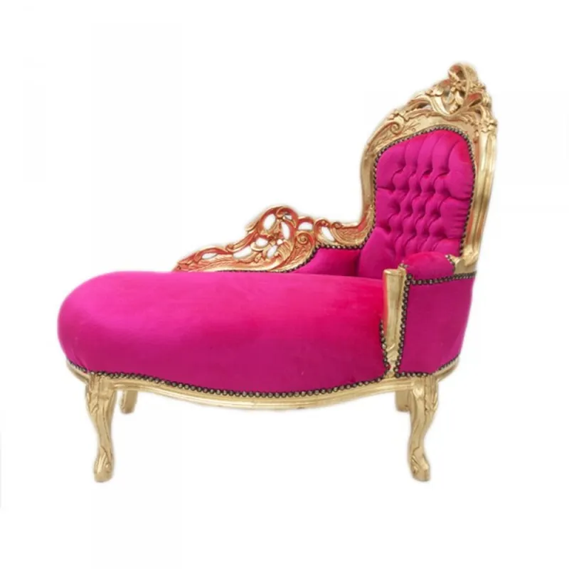 Knallerangebot Casa Padrino Baroque Kids chaise Pink/Gold - Kids Furniture