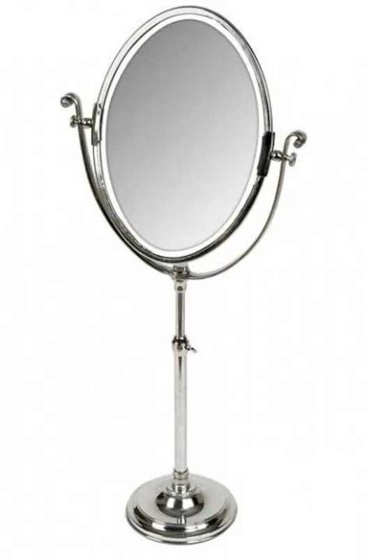 Neuheit Casa Padrino luxury table mirror vanity mirror - dressing table mirror silver plated 40 x H. 85-110 cm