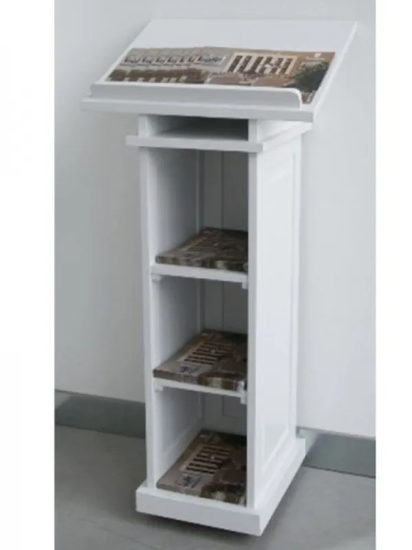 Casa Padrino lectern / standing desk / stand desk white - Hotel, Cafe, Restaurant, shop equipment, shop equipment, exhibition equipment Schnäppchen