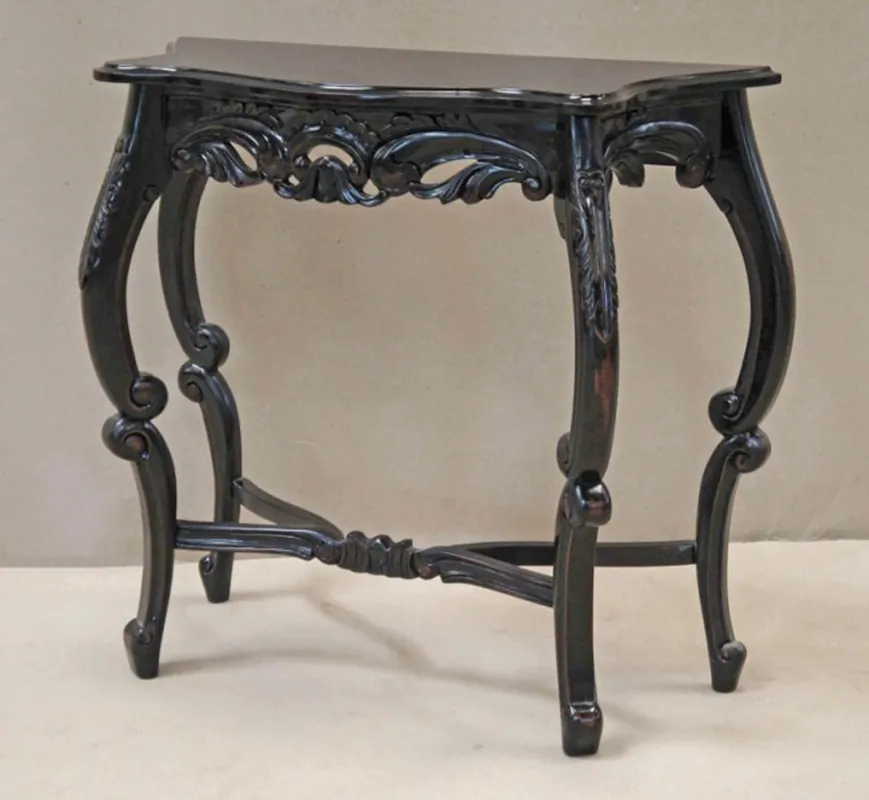 Casa Padrino Baroque console table antique style black - Shabby Chic - Medium Size Nur Heute