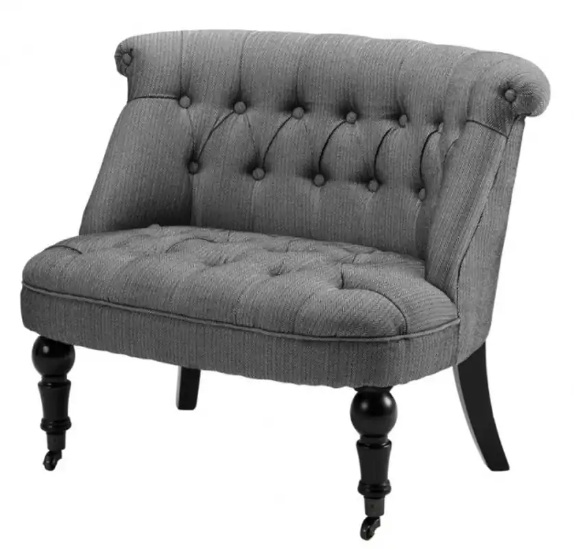 Preisreduziert Luxury baroque salon armchair Paris with herringbone pattern