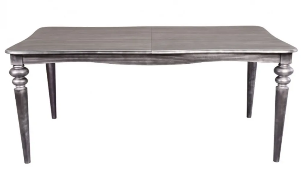 Casa Padrino Baroque dining table extendable silver anthracite 180-230 cm - Table Neue Kollektion