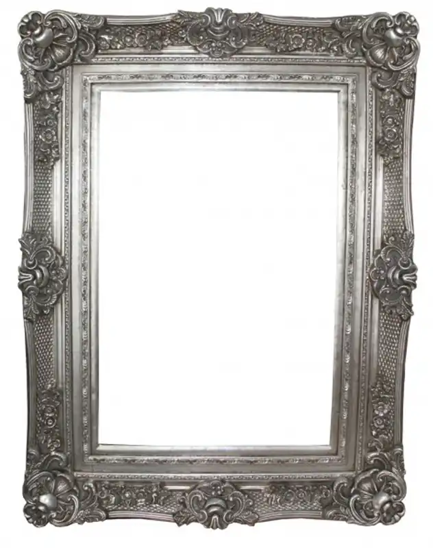 Neu Casa Padrino Baroque Wall Mirror Silver Antique Look height 130 cm, width 96 cm - Edel & Sumptuously