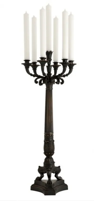 Letzte Chance Casa Padrino Massive Luxury Candlesticks Antique style bronze 79 x 30 cm - Candlesticks