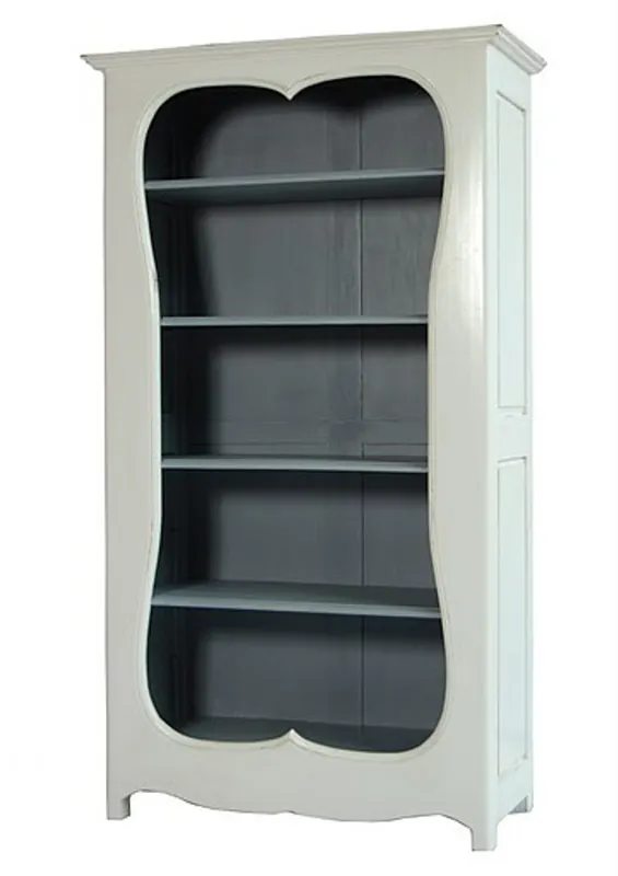Bestseller Casa Padrino Baroque Bookcase White / Grey W 110 x H 185 cm bookcase shelf cabinet