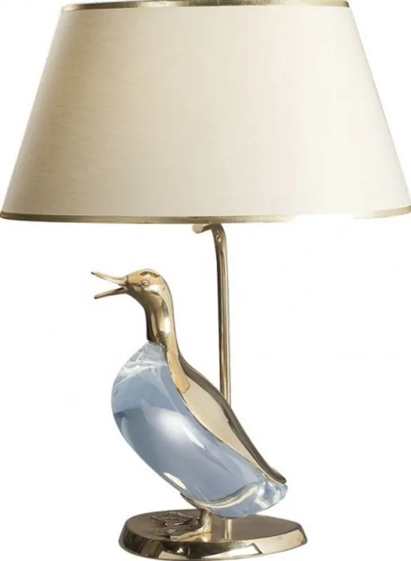 Casa Padrino luxury baroque table lamp with gold Murano glass duck - Italian table lamp - Handmade in Italy Online Kaufen