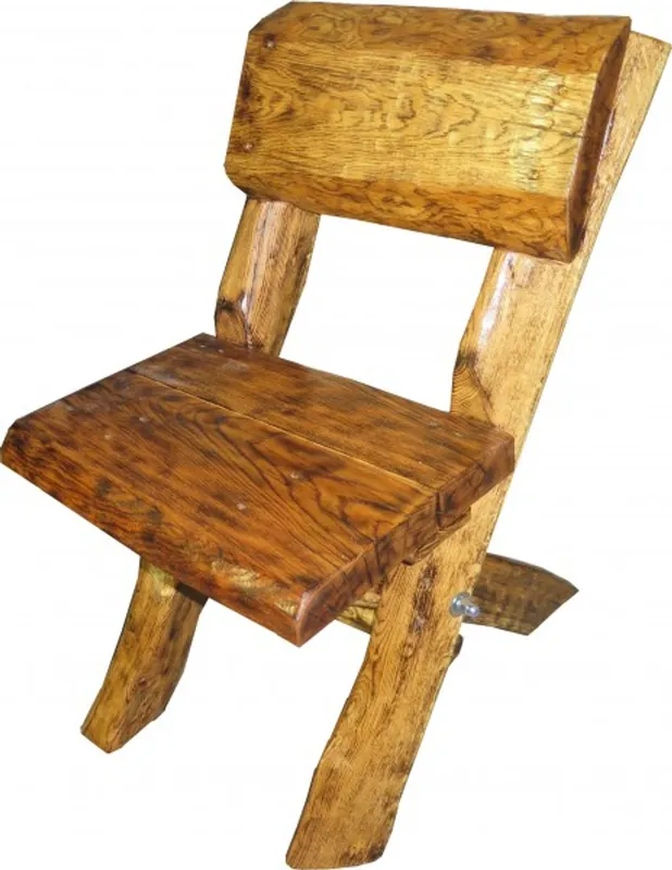 Casa Padrino garden seat Rustic - oak solid wood - real wood furniture Solid Sale
