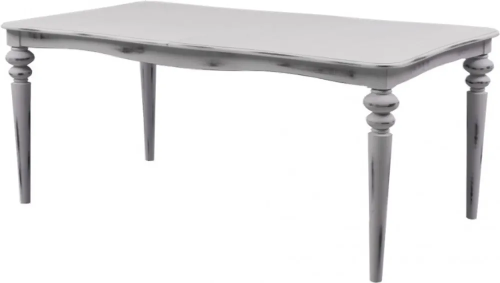 Zertifiziert Casa Padrino baroque dining table white antique-style telescopic 180-230 cm - table