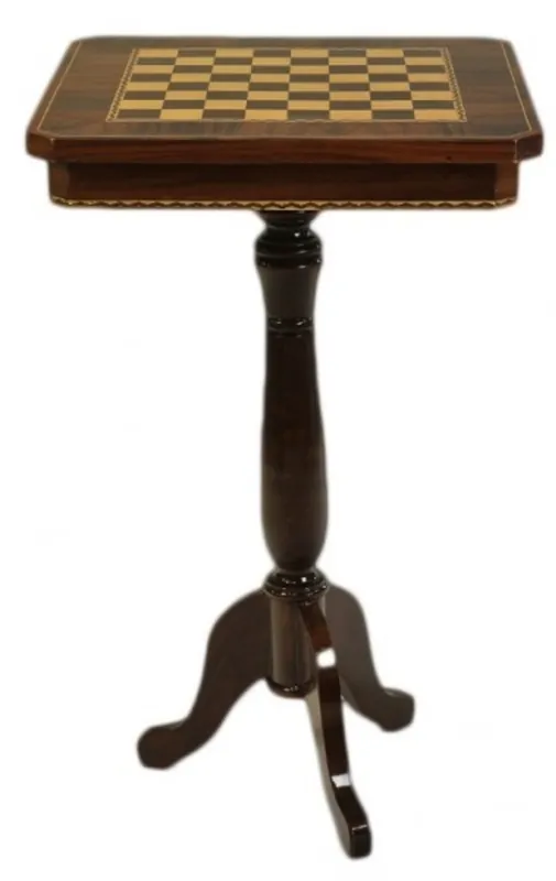 Casa Padrino Baroque games table chess / checkers table mahogany - Furniture Antique Style Art Deco Art Nouveau chess table Kracherpreis