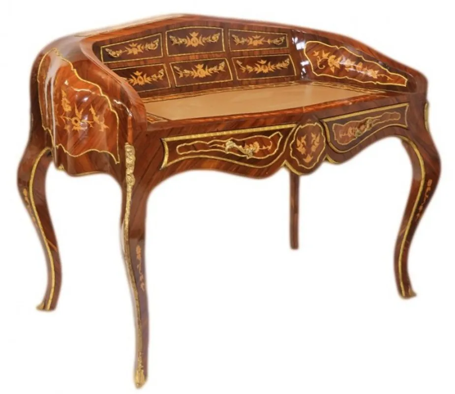 Billig Casa Padrino luxury baroque desk mahogany secretary 120cm French Style - Antique style