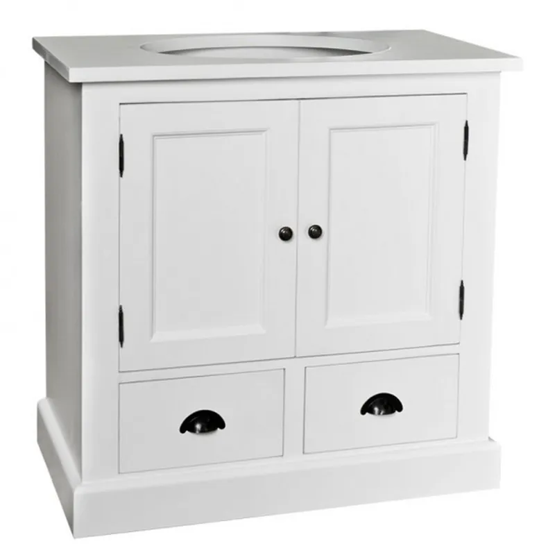 Casa Padrino country-style wash basin vanity washbasin incl 1 - bathroom closet Letzte Chance