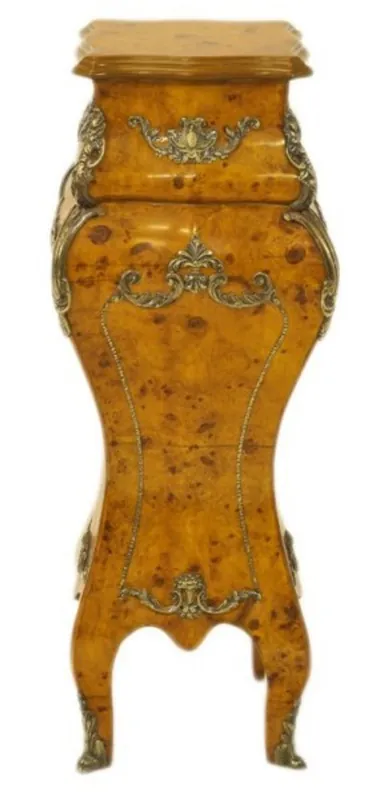Aktuell Casa Padrino Baroque column burl wood optics - table - column H 60 x W 25 x D 25 cm