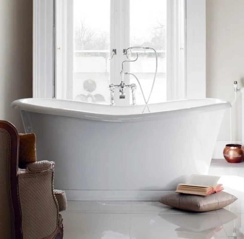 Markenprodukt Casa Padrino bathtub freestanding 1800mm BAdm180 - Freestanding Retro antique bathtub
