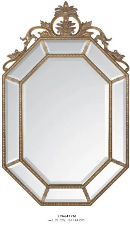 Zertifiziert Casa Padrino Baroque wall mirrors Gold H 144 cm B 91 cm - Edel & Sumptuously - Golden Mirror