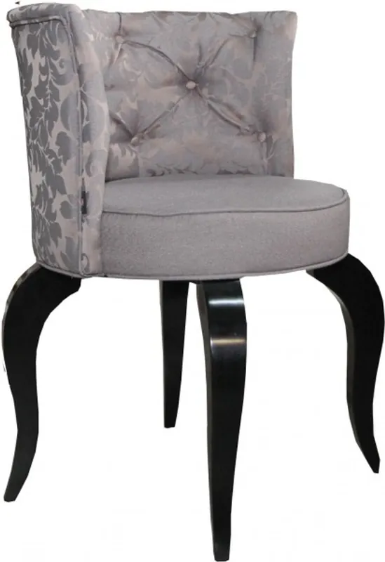 Casa Padrino Baroque Salon Chair brown pattern black- Designer Chair - Luxury quality Billig