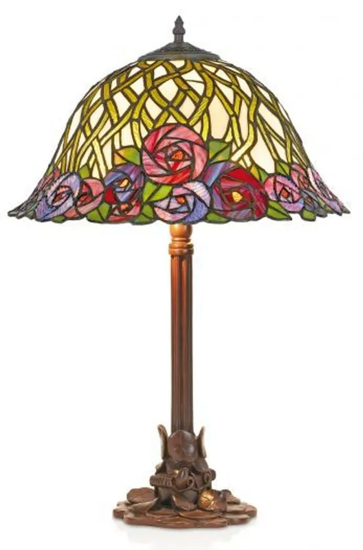 Wochenendangebot Casa Padrino Tiffany table lamp Stool lamp Diameter 40 cm ModX3a - light lamp