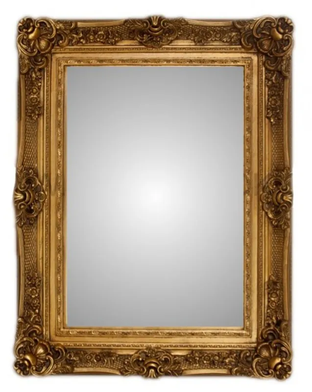 Finale Aktion Casa Padrino Baroque wall mirror Gold Height 130 cm, width 96 cm - Noble & Sumptuously