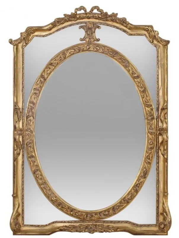 Casa Padrino Baroque wall mirror Gold - Italian antique style - 120 x 80 cm - Noble & Sumptuously Preisknaller