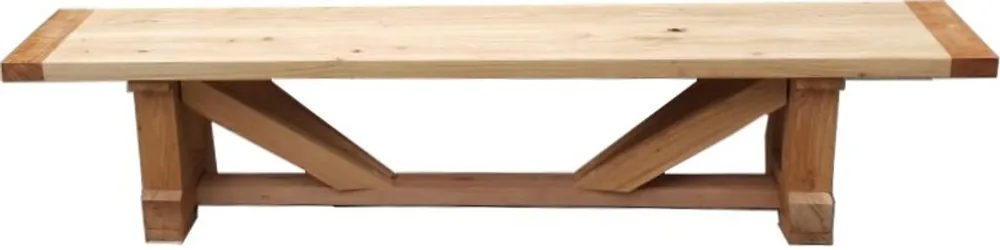 Highlight Casa Padrino luxury solid wood seat 230 cm Imperial for solid oak dining table - Heavy duty