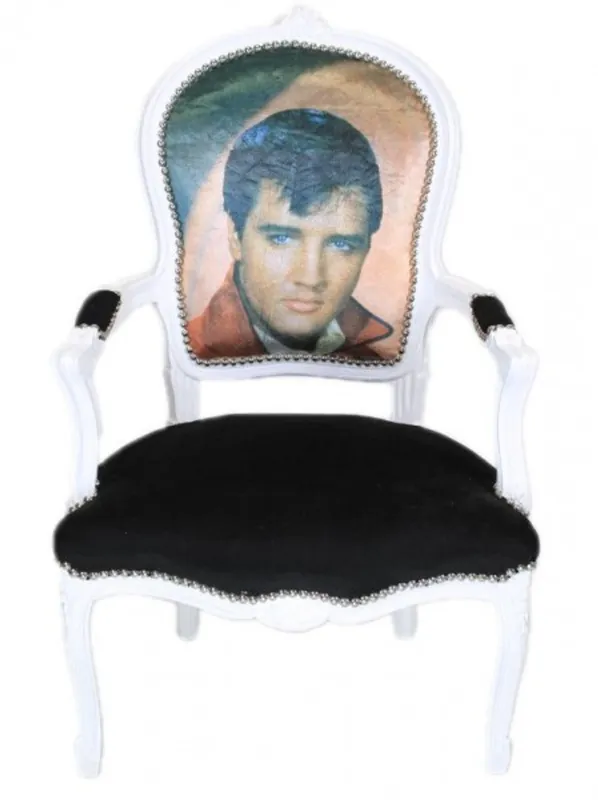Casa Padrino Baroque Salon Chair Elvis Presley - baroque antique style furniture Billig