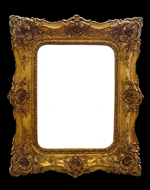 Markenprodukt Casa Padrino Baroque wall mirrors with gold double frame - 120 x 105 cm - Edel & Sumptuously