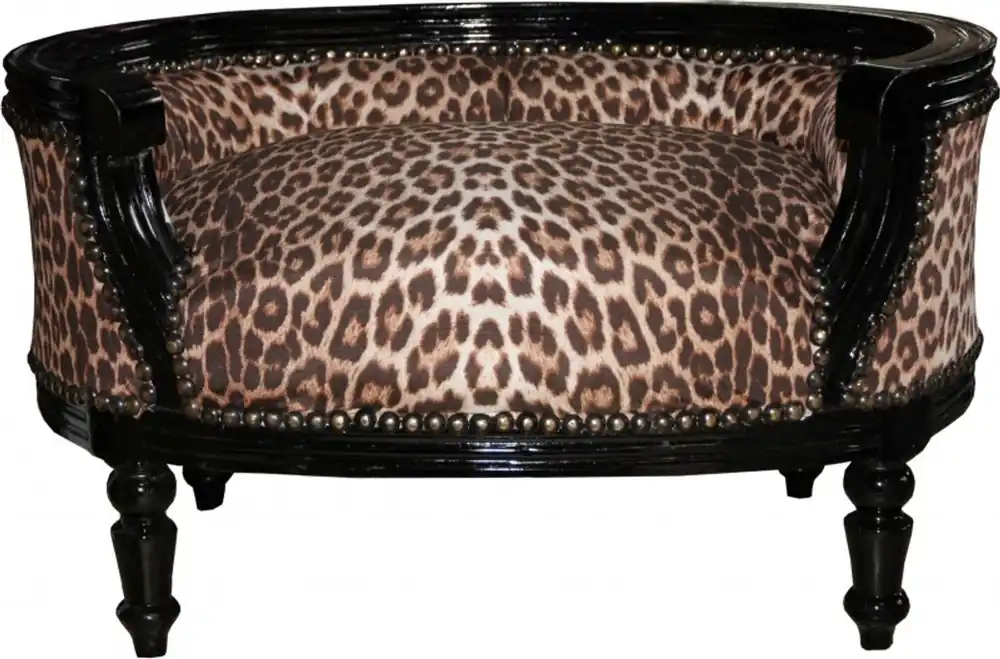 Abverkauf Baroque Cats & Sofa Leopard / Black Dog Bed & Cat Bed