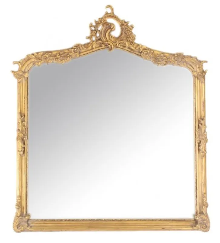 Kracherpreis Casa Padrino Baroque wall mirror antique gold - Italian antique style - 115 x 100 cm - Pomp & Sumptuously