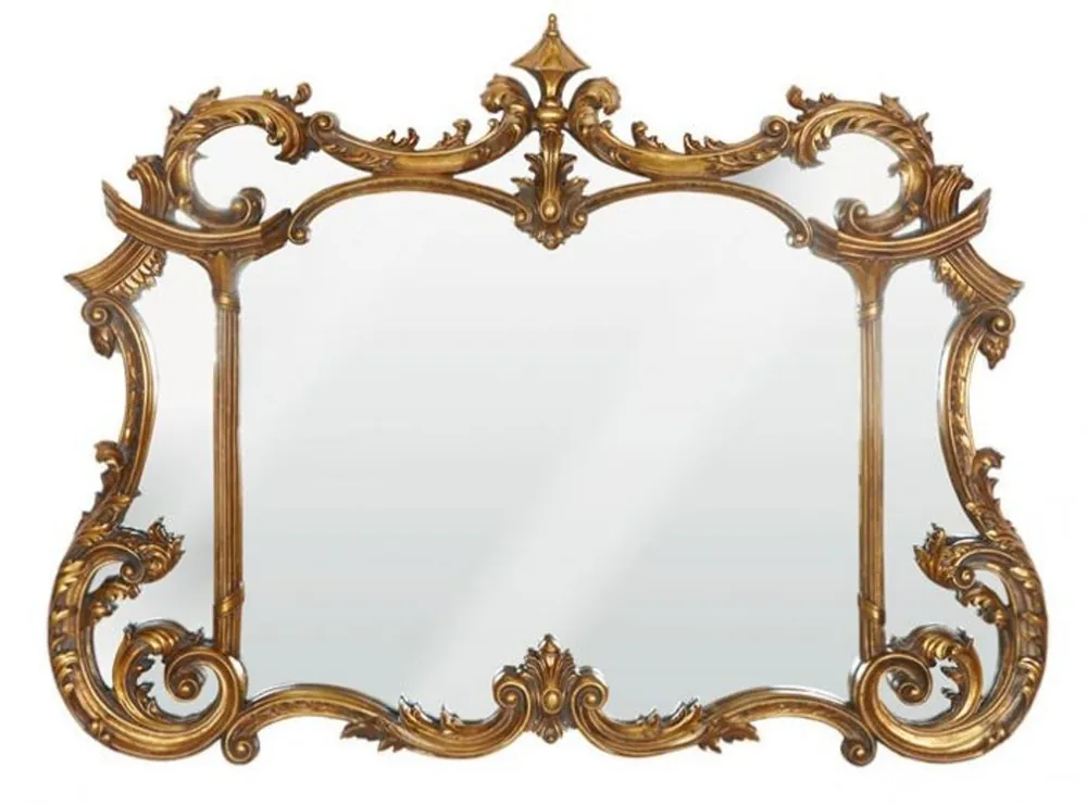 Casa Padrino Baroque wall mirror gold H 99 cm W 128 cm - Edel & Sumptuously Neue Kollektion