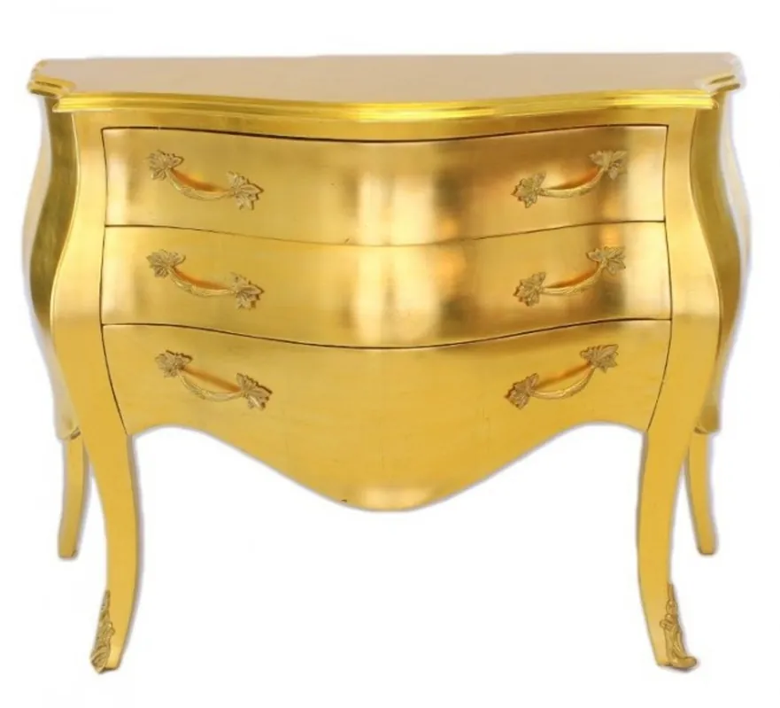 Finale Aktion Casa Padrino Baroque chest gold - Handcrafted from solid wood Limited Edition