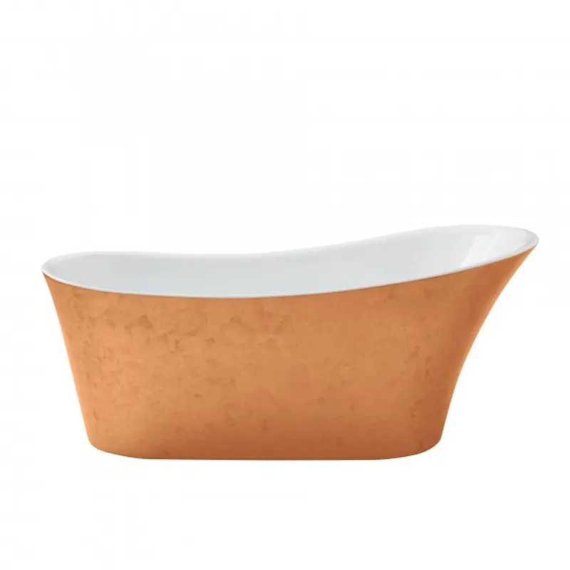 Casa Padrino Art Deco bath detached copper look model He-Hol 1710mm - Freestanding Retro Vintage Style Bath Sale