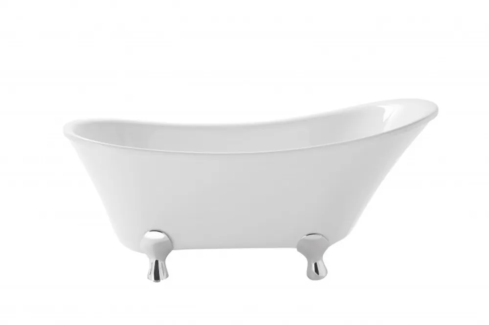 Casa Padrino Art Deco bath detached White Model Hegra 1550mm - Freestanding Retro Antique Bathtub Baroque Nouveau Schnäppchen