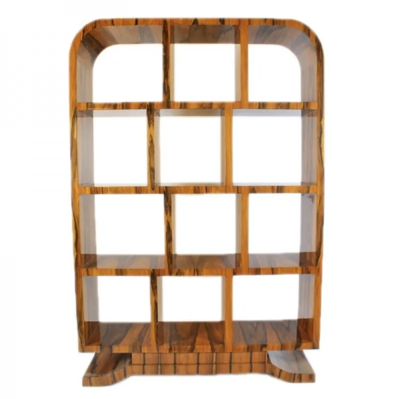 Heißes Angebot Casa Padrino Art Deco mahogany bookcase - Artdeco bookcase shelving furniture antique style