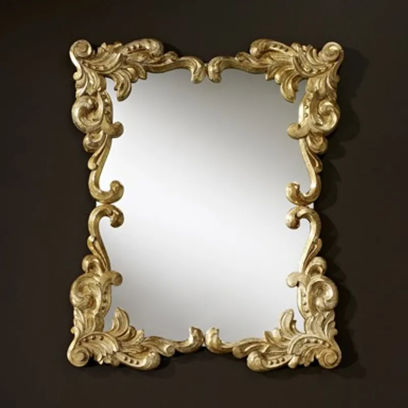 Casa Padrino Baroque wall mirror antique style gold 92 x 110 cm - Baroque mirror Sichere Zahlung