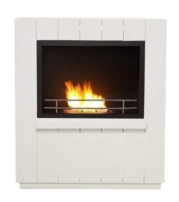 Preisreduziert Casa Padrino bioethanol fireplace B 84 x H 90 x D 24 cm - living room fireplace