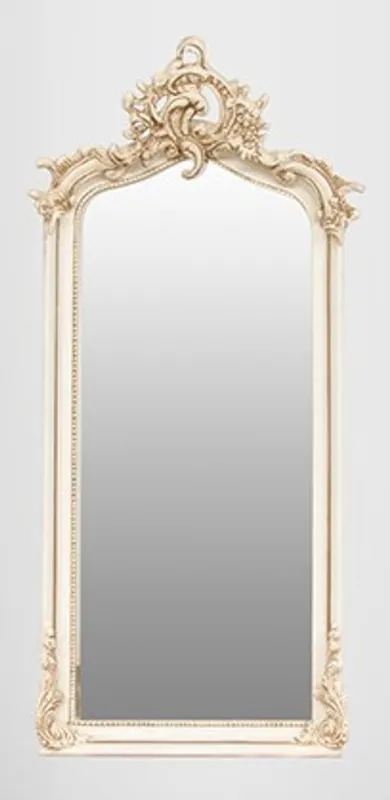 Casa Padrino Baroque mirror antiqued cream 115 x 48 cm Solange Der Vorrat Reicht