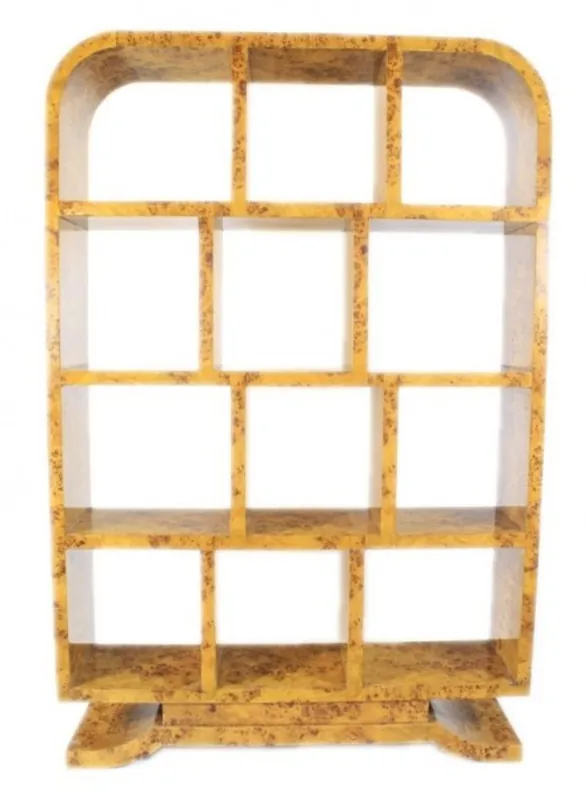 Casa Padrino Art Deco bookcase birdseye - Artdeco bookcase shelving furniture antique style Nur Heute