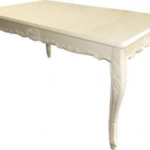 Casa Padrino Baroque table cream glossy - dining table - all sizes Preiswert