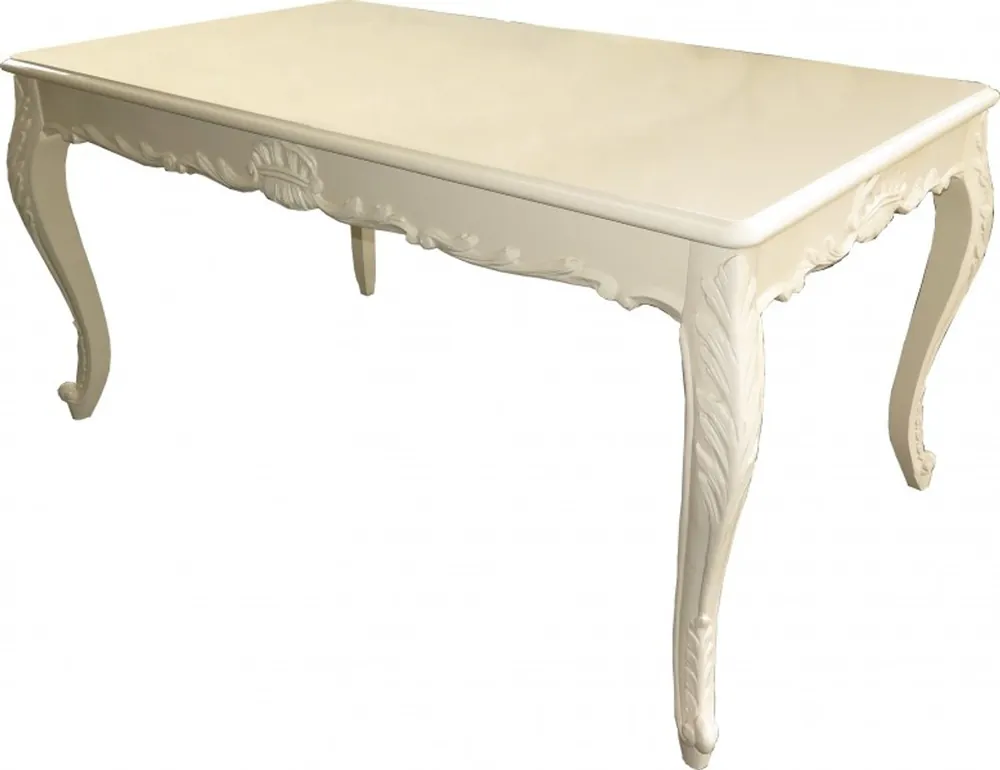 Casa Padrino Baroque table cream glossy - dining table - all sizes Preiswert
