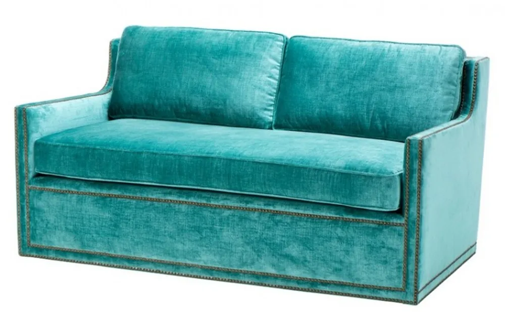 Casa Padrino luxury Belle Epoch 2 seater Turquoise Green - Art Nouveau Art Deco - Luxury Collection Ausverkauf