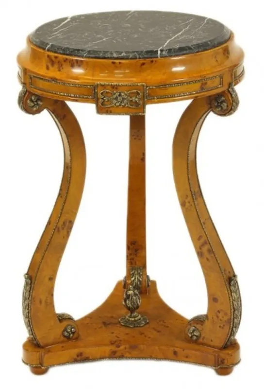 Knallerangebot Casa Padrino Baroque table birdseye maple H 70 x 45cm - Louis XVI antique style table - furniture