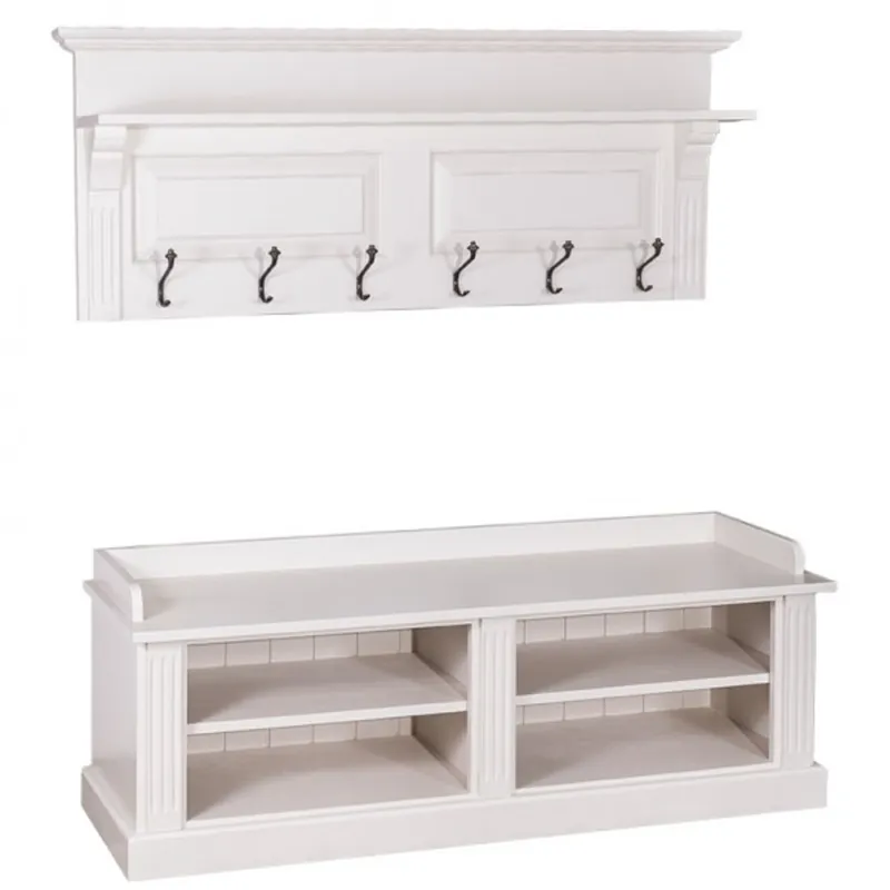 Finale Aktion Casa Padrino Nouveau Locker 2 doors - Country Style Wardrobe